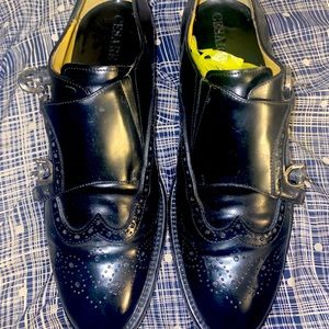 Cesare Paciotti black mens brogues. Very good condition. US 9